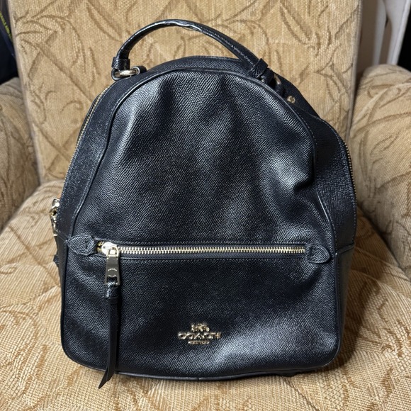 Coach‎ Jordyn Women's Backpack Black - F76624 (Black/Gold)